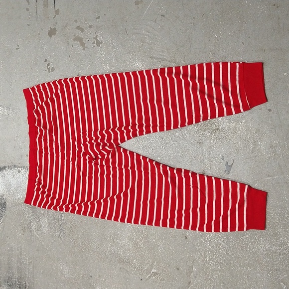 NEW! Men's Striped Matching Family Thermal Pajama PJ Pants, Red & White XXL TALL - Picture 6 of 13